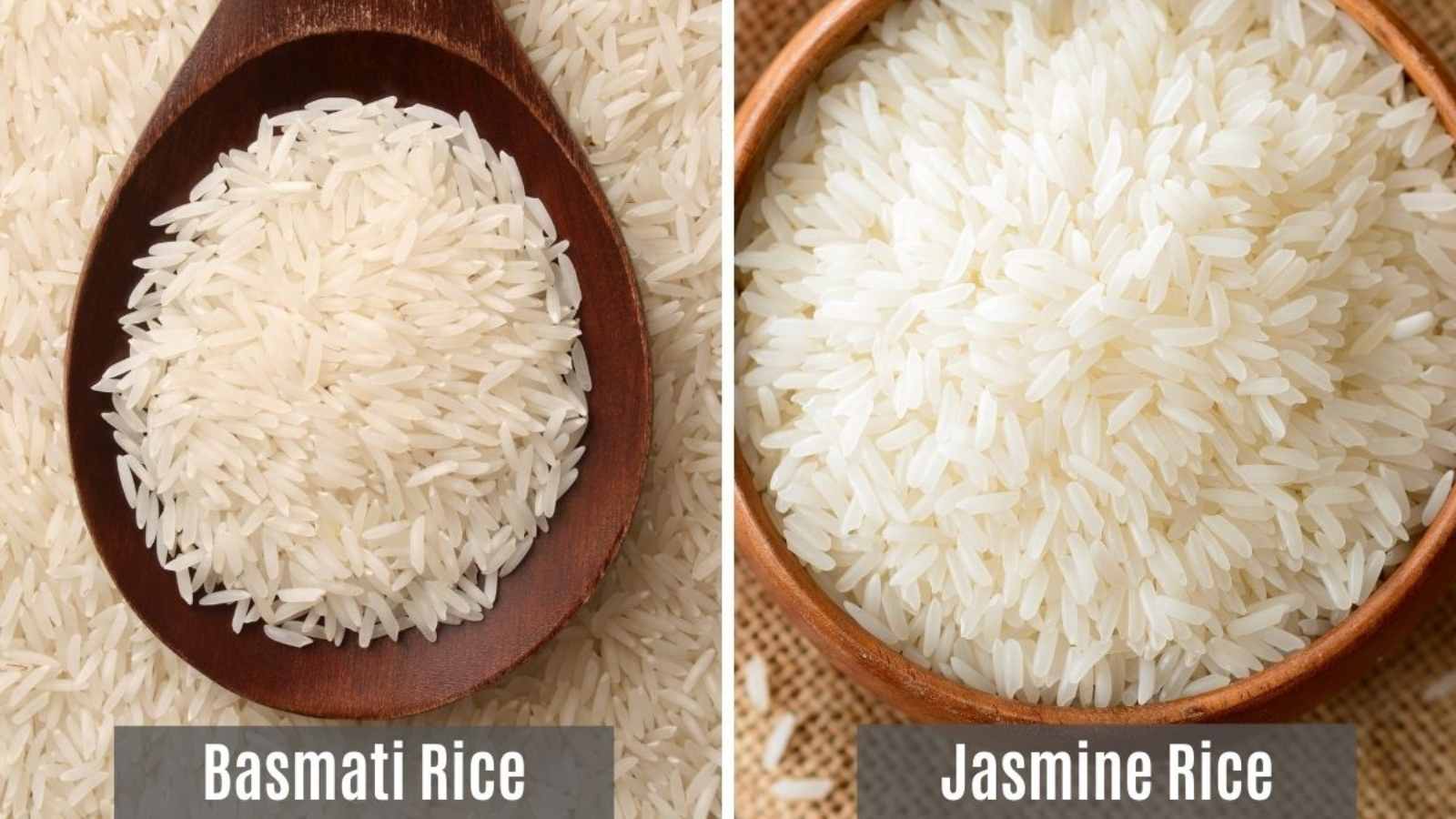 jasmine vs basmati rice