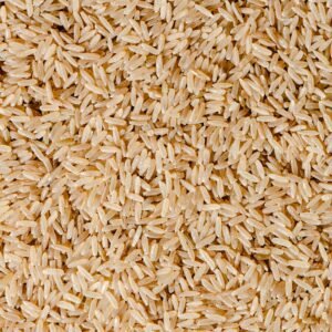 Brown rice grains - whole grain, unmilled