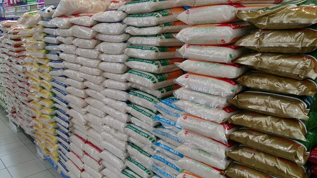 rice packaging for export